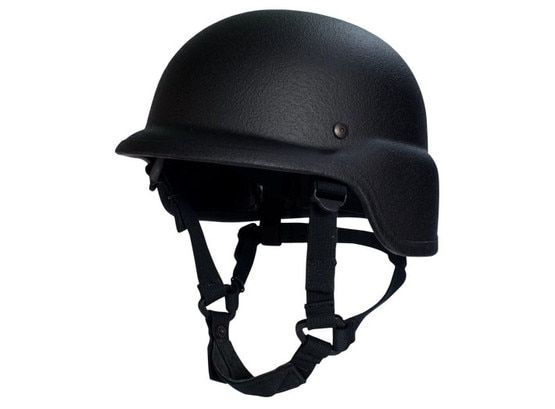 United Shield International PASGT Style Level IIIA Ballistic Helmet with Omega harness has a stable and lightweight design